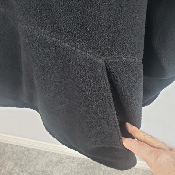 Reebok Mens XXL Black 1/4 Quarter Zip Fleece Pullover Outdoors Casual 2X / R50 - Picture 4 of 7